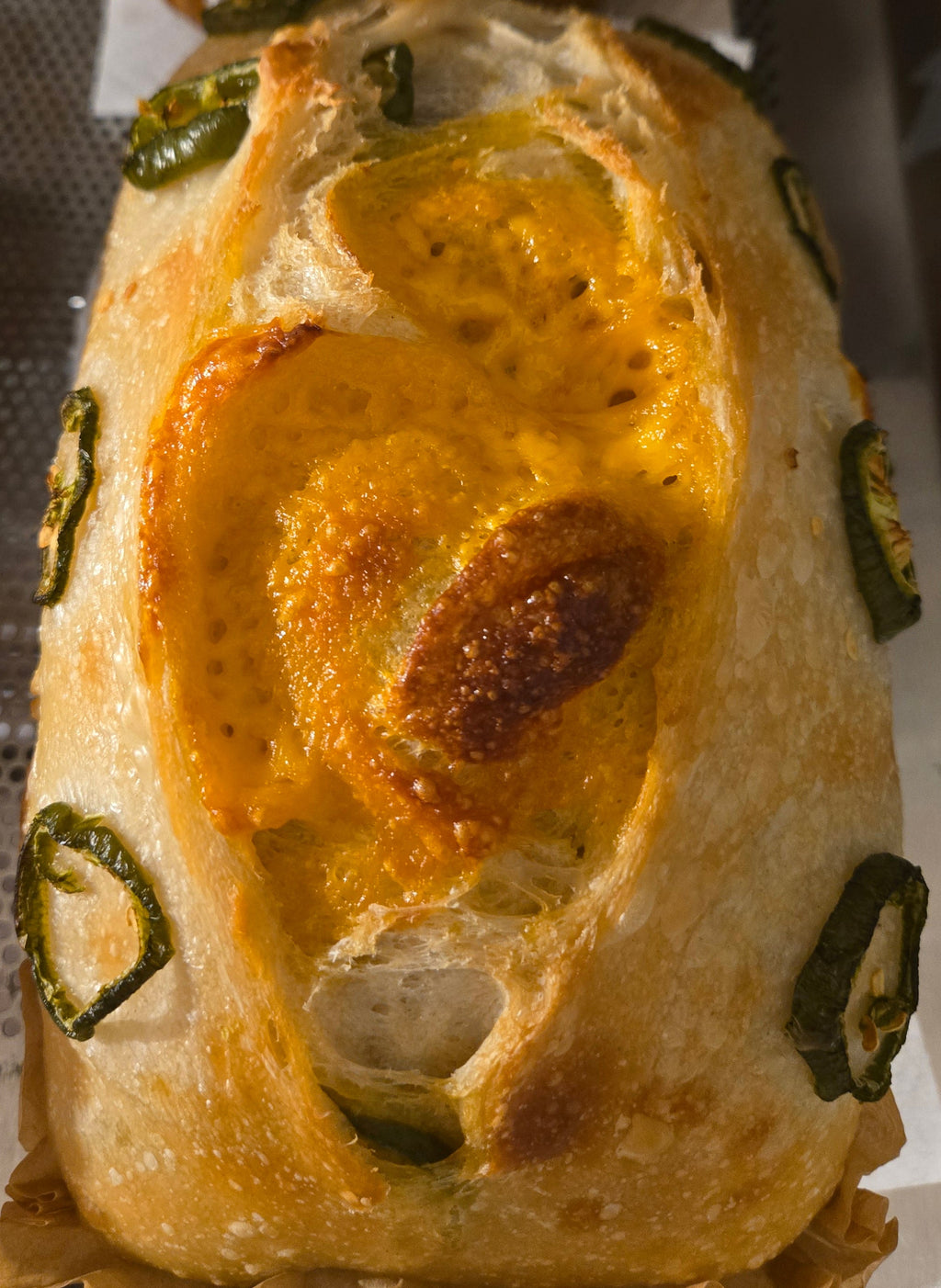 Jalapeno Cheddar Sourdough Bread