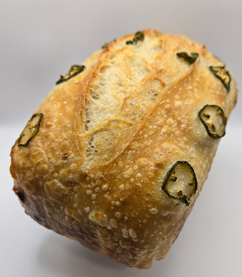 Jalapeno Cheddar Sourdough Bread