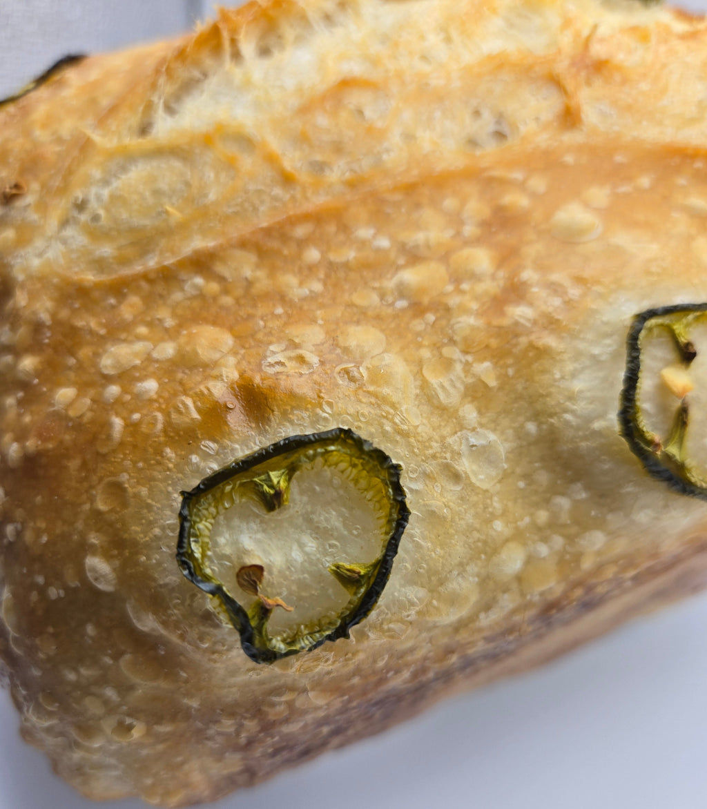 Jalapeno Cheddar Sourdough Bread