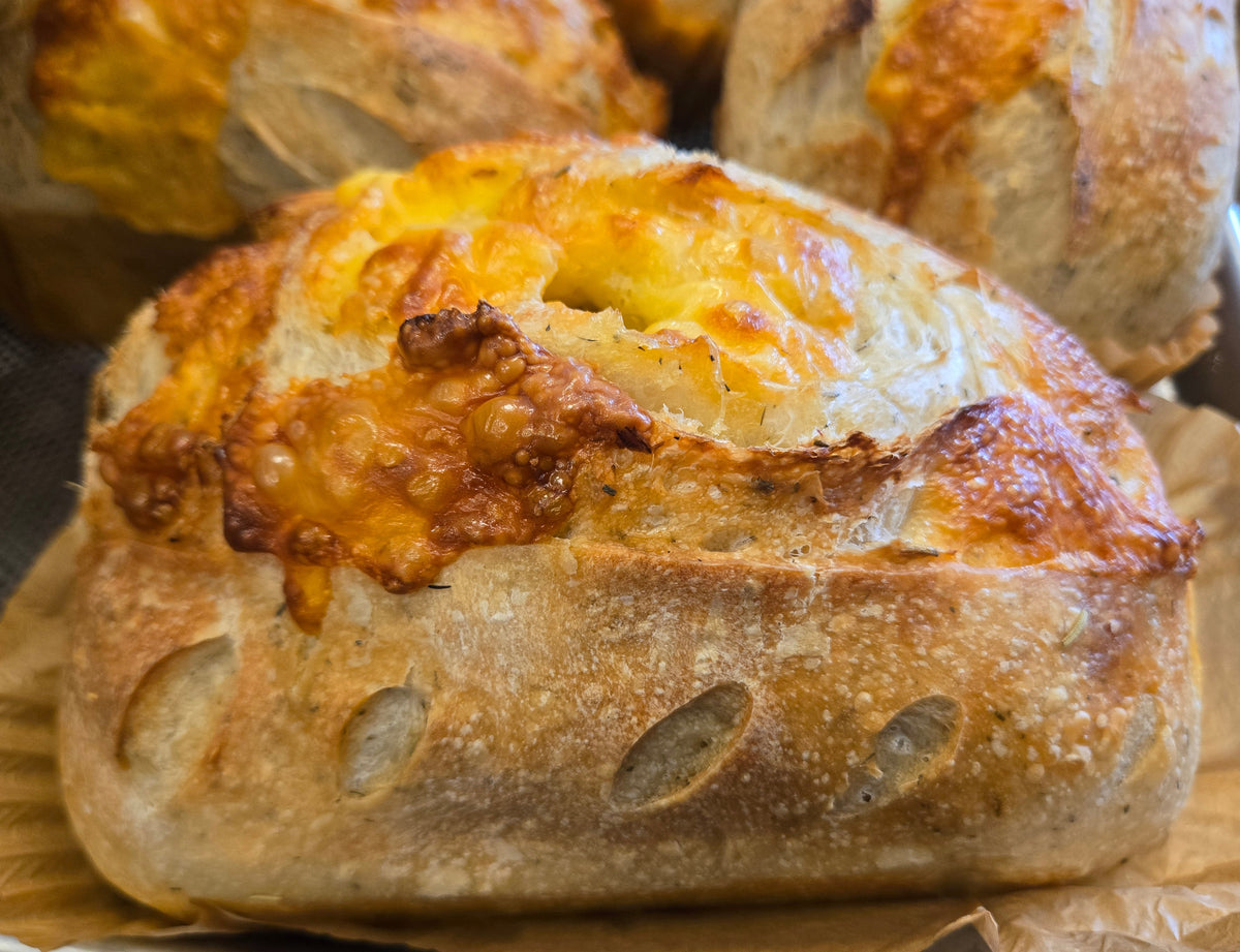 Gouda, Rosemary and Thyme Sourdough Bread