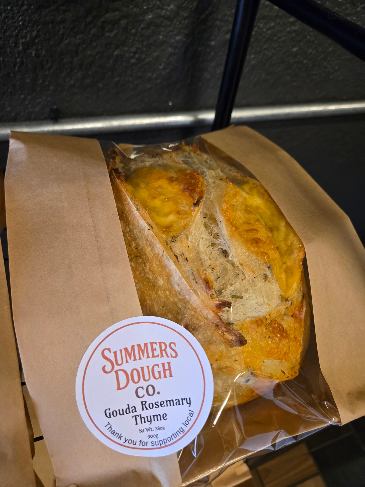 Gouda, Rosemary and Thyme Sourdough Bread
