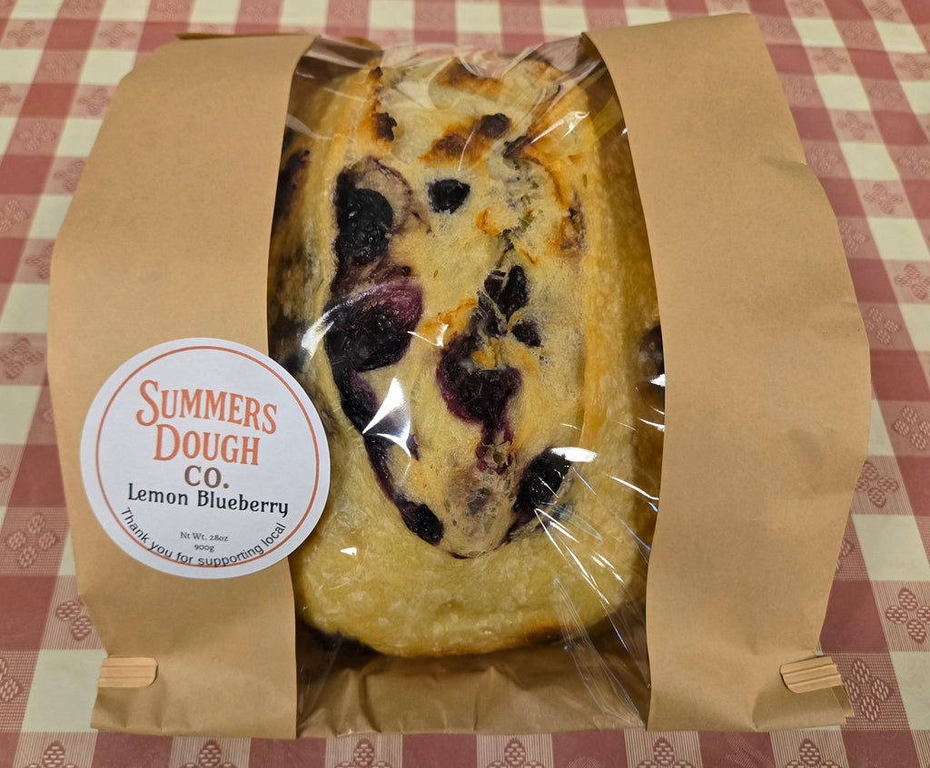 Lemon Blueberry Sourdough Bread