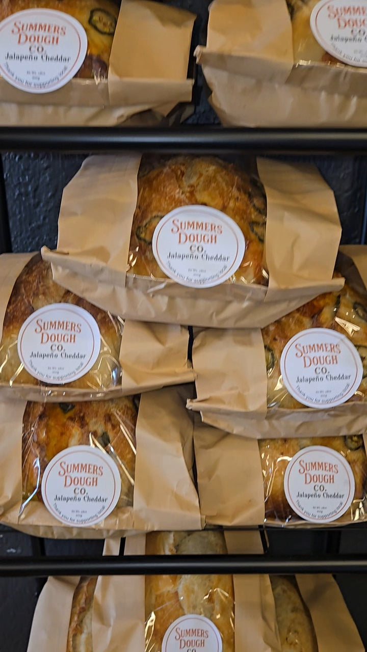 Jalapeno Cheddar Sourdough Bread